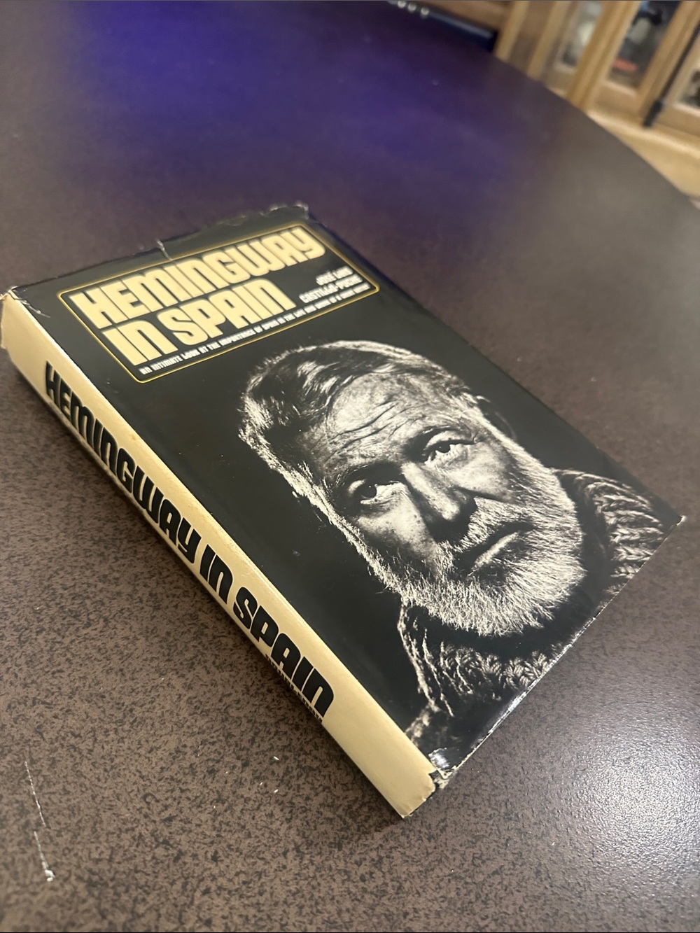 Hemingway in Spain Hardcover Book w Paper Cover